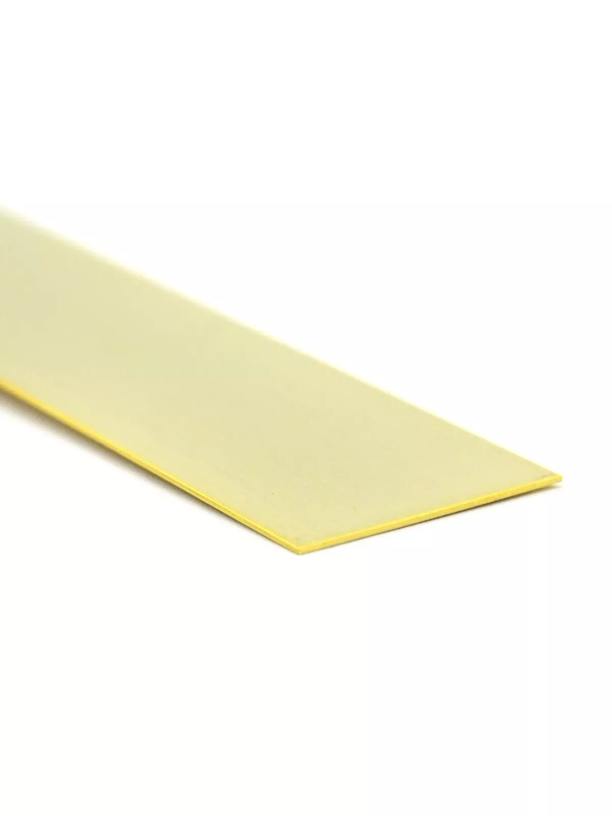 0.03 In. X 1 In. X 12 In. Galvanized Brass Plain Metal Strip