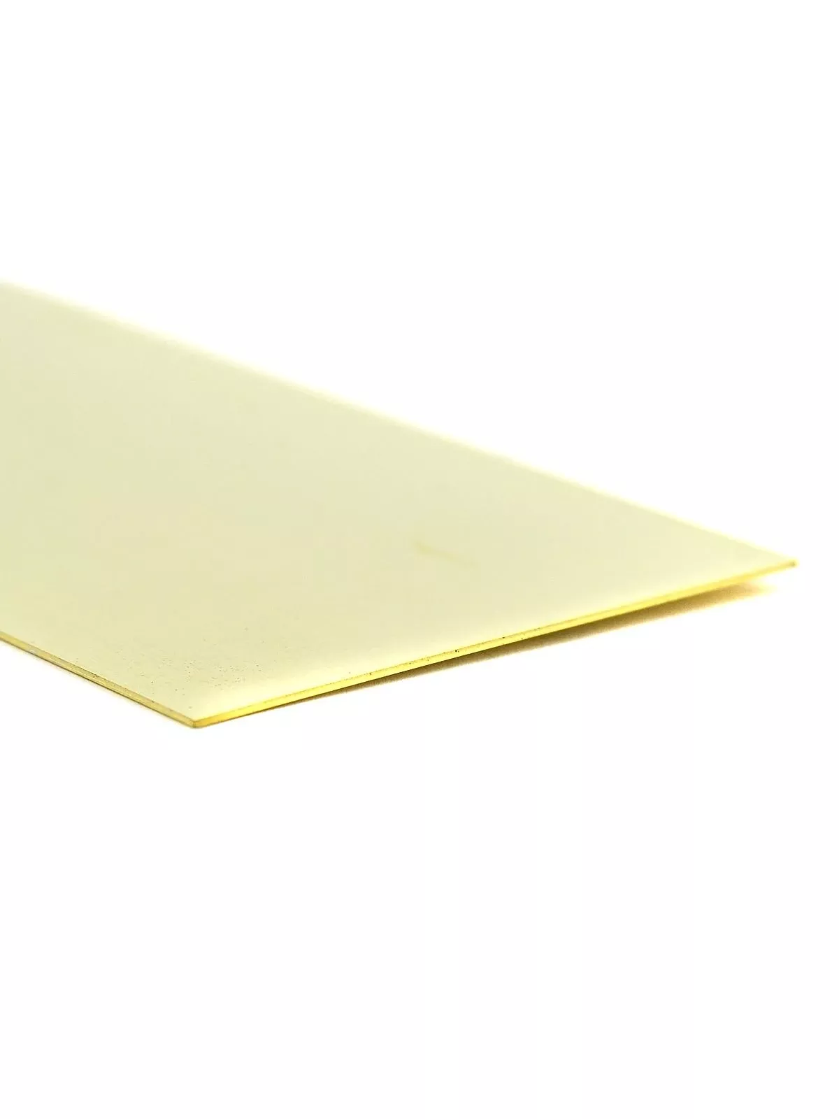 0.03 In. X 2 In. X 12 In. Galvanized Brass Plain Metal Strip