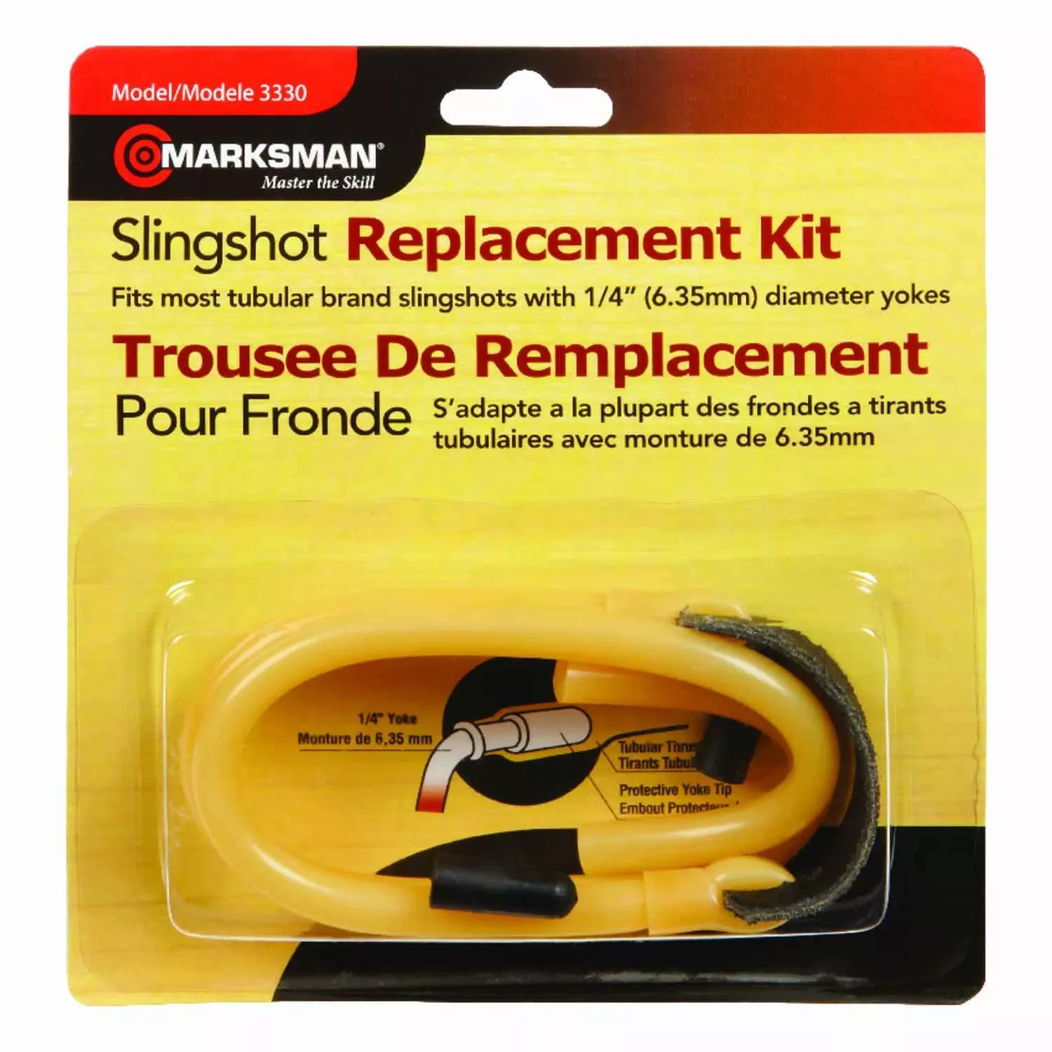 0.1 In. Slingshot Replacement Kit For Most Tubular Band Slingshots