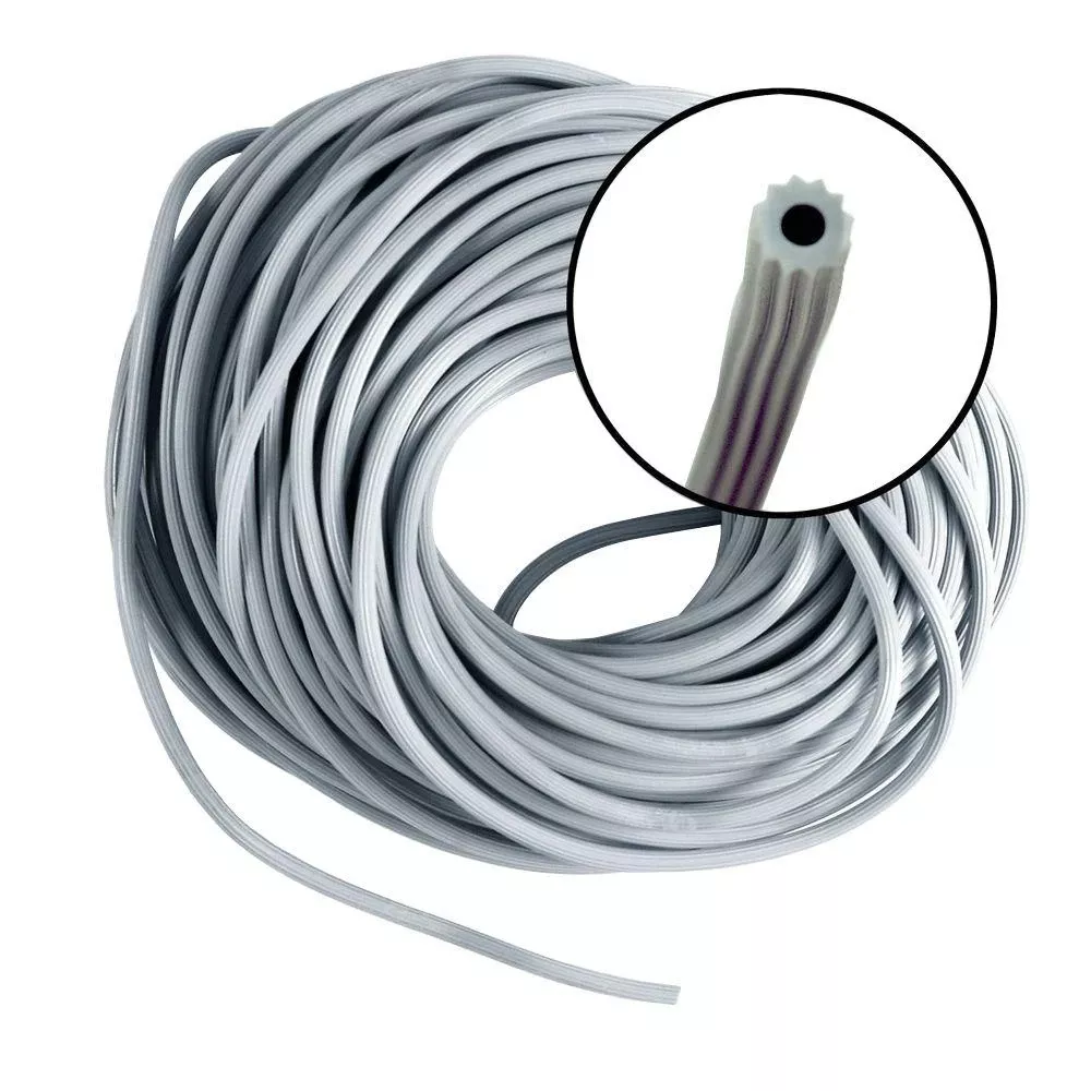 0.19 In. Diameter X 25 Ft. Length Gray Screen Spline For Window Repair