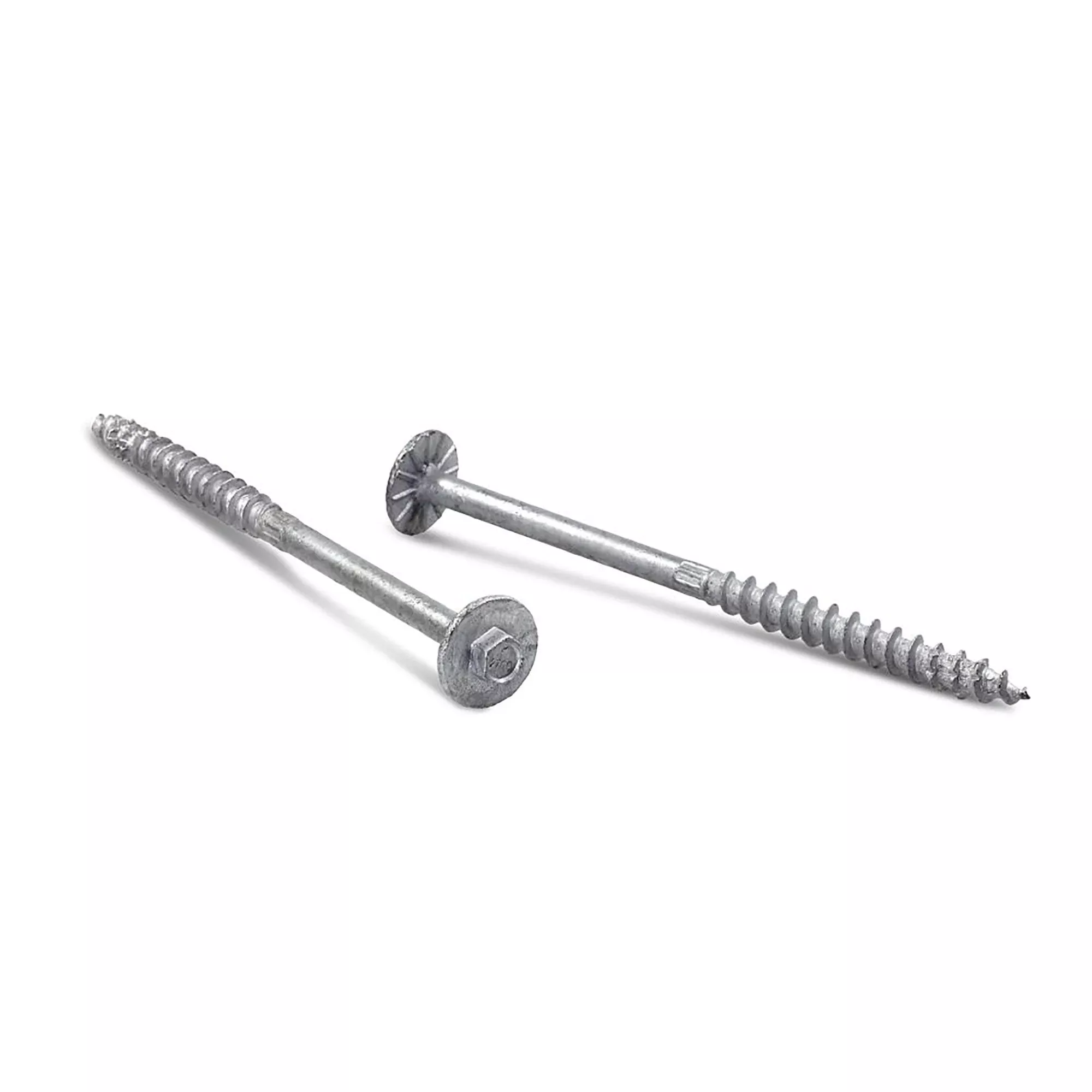 0.276 x 12 Simpson Strong-Drive SDWH TIMBER-HEX Hot Dipped Galvanized 3/8 in. Hex Head Screw - Box (30)