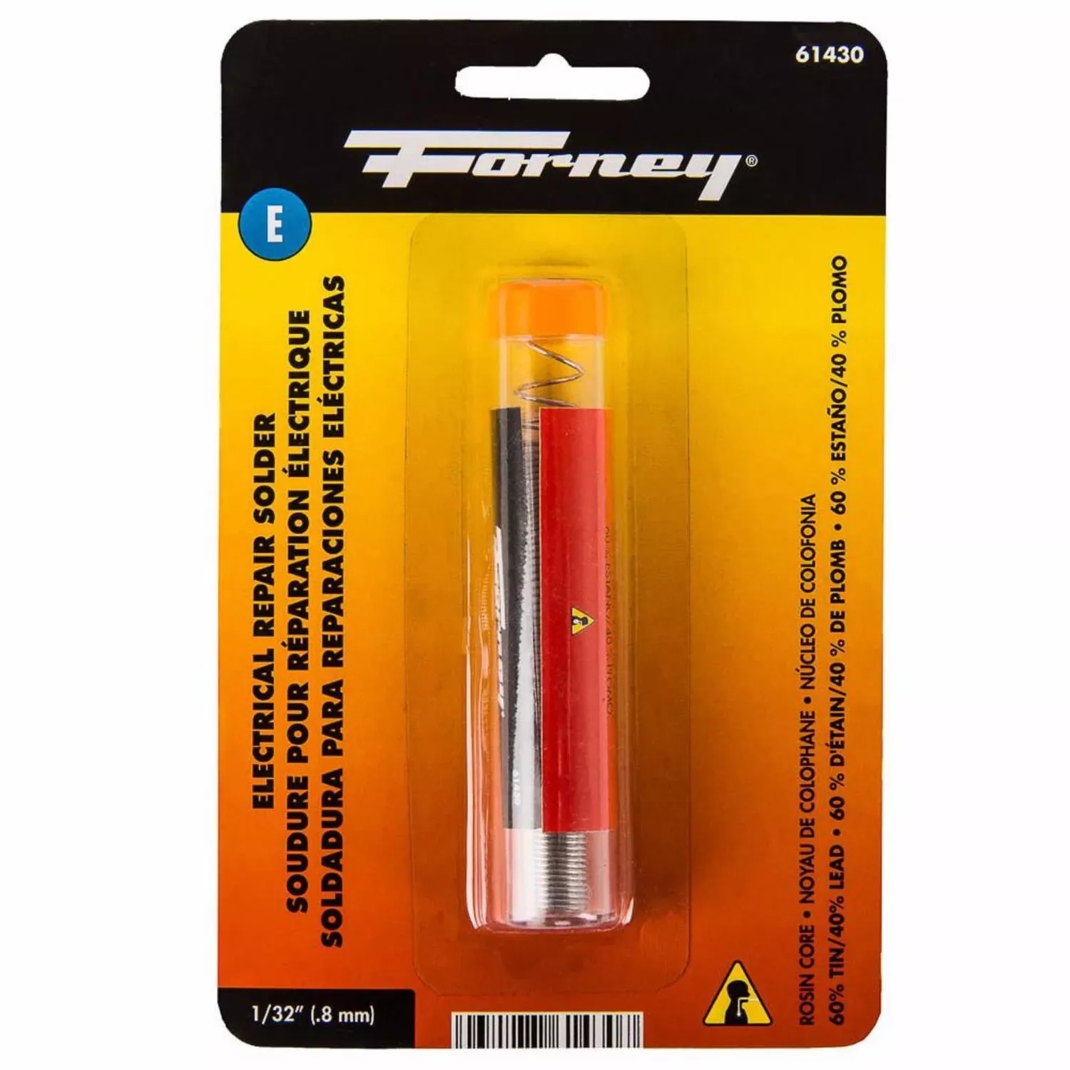 0.3 Oz Rosin Core Solder Wire 1/32 In. Diameter Tin/lead 60/40