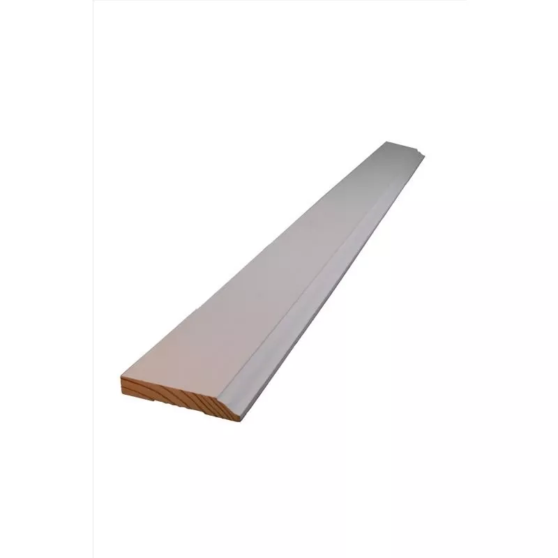 0.56 In. H X 3.25 In. W X 96 In. L Primed Gray Pine Baseboard