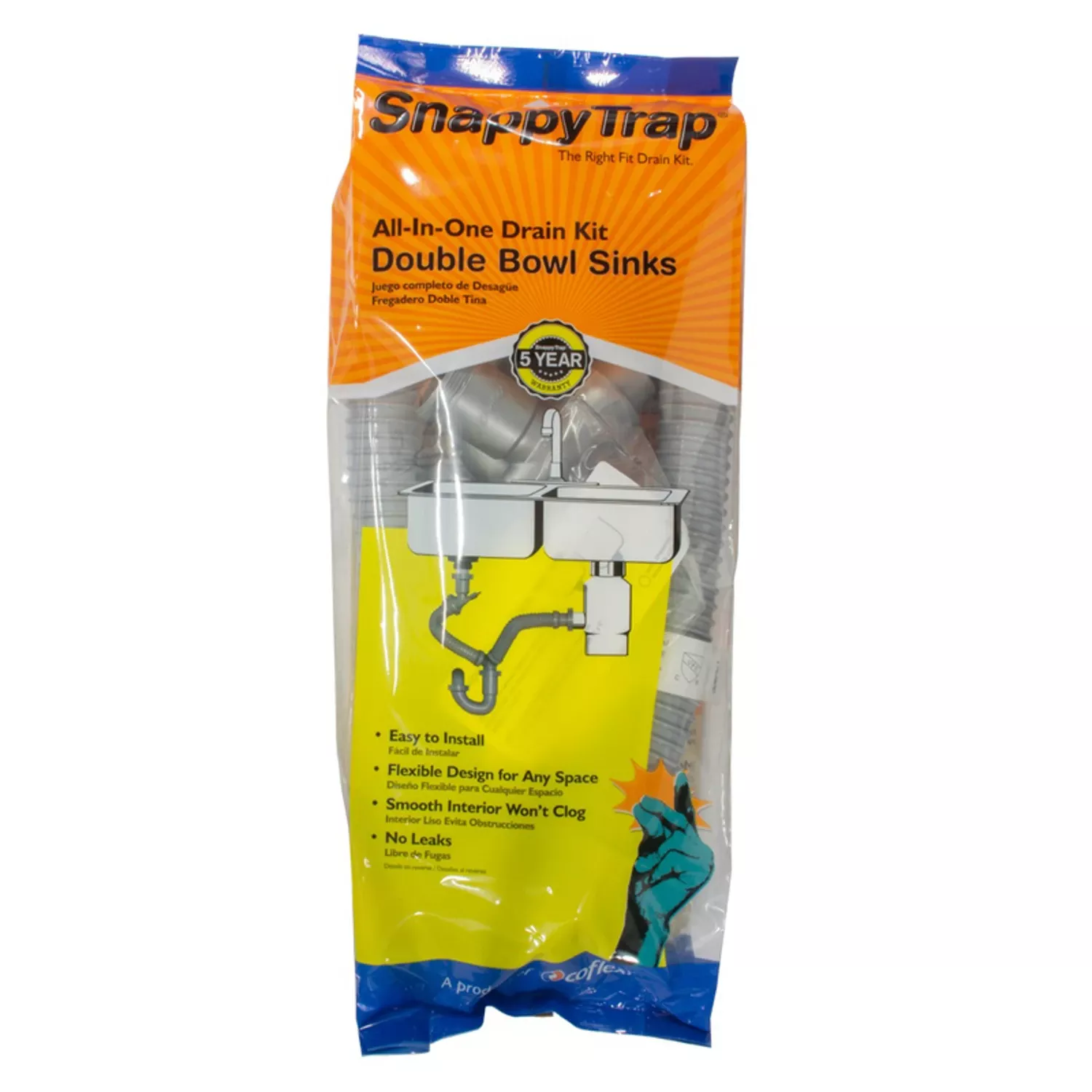 1-1/2 In. D Pvc Double Sink Drain Kit – Model Dk-110-ah