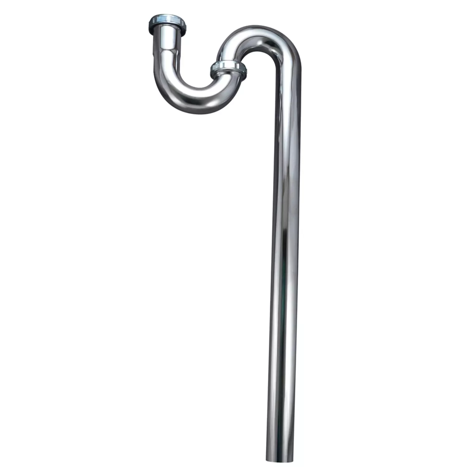 1-1/2 In. Diameter X 24 In. Length Brass S-trap With Chrome Finish