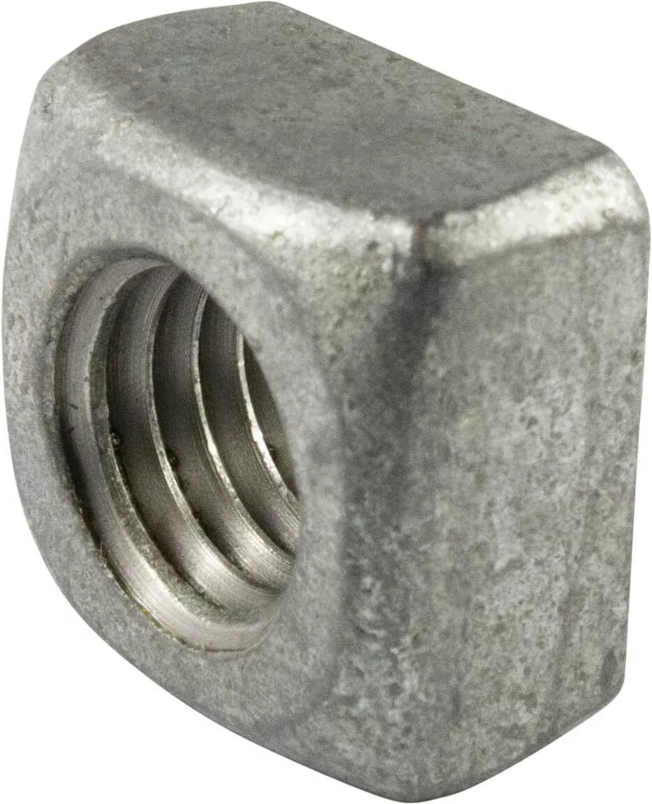1 1/4-7 Grade 2 Square Nut Hot Dipped Galvanized