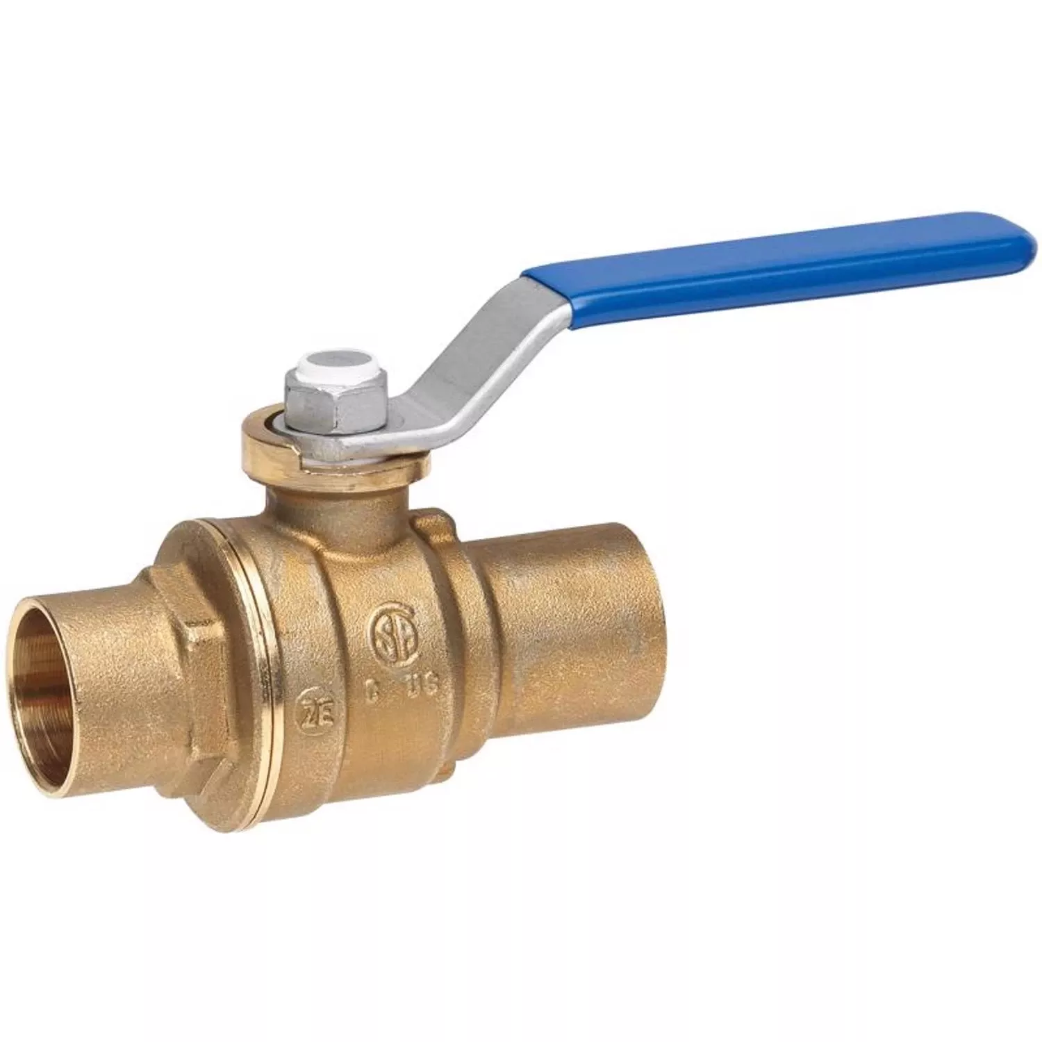 1/2 In. Brass Sweat Ball Valve Full Port – Model 116-4-12