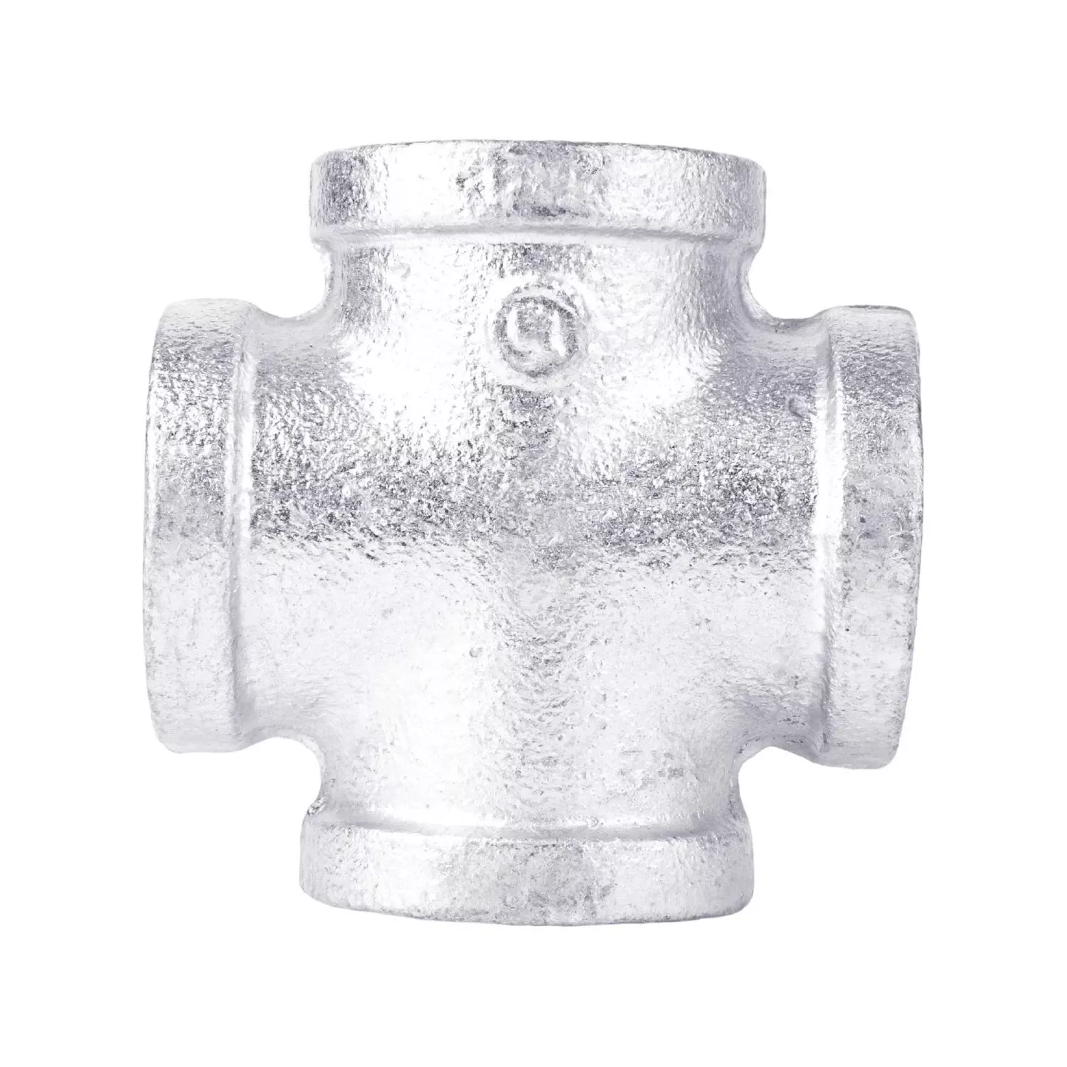 1/2 In. Galvanized Pipe Cross