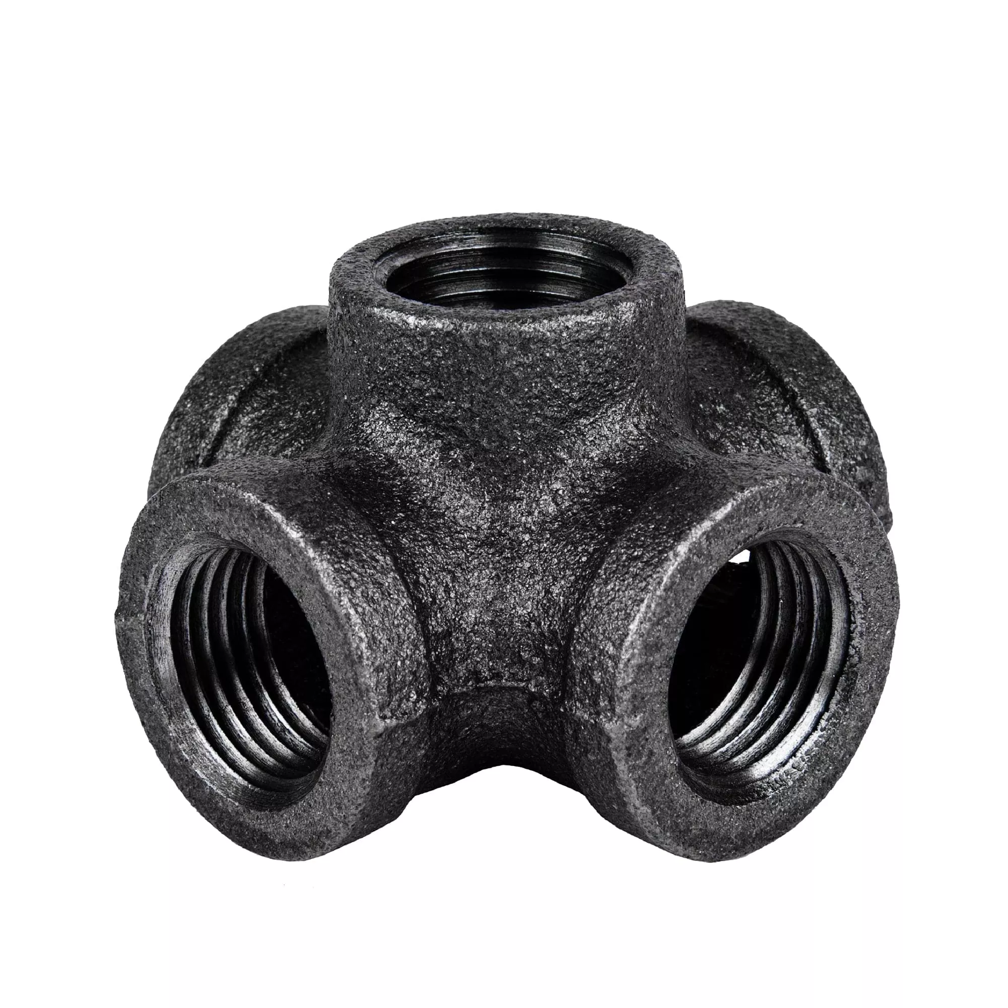 1/2 in. Prefinished Matte Black 5-Way Fitting