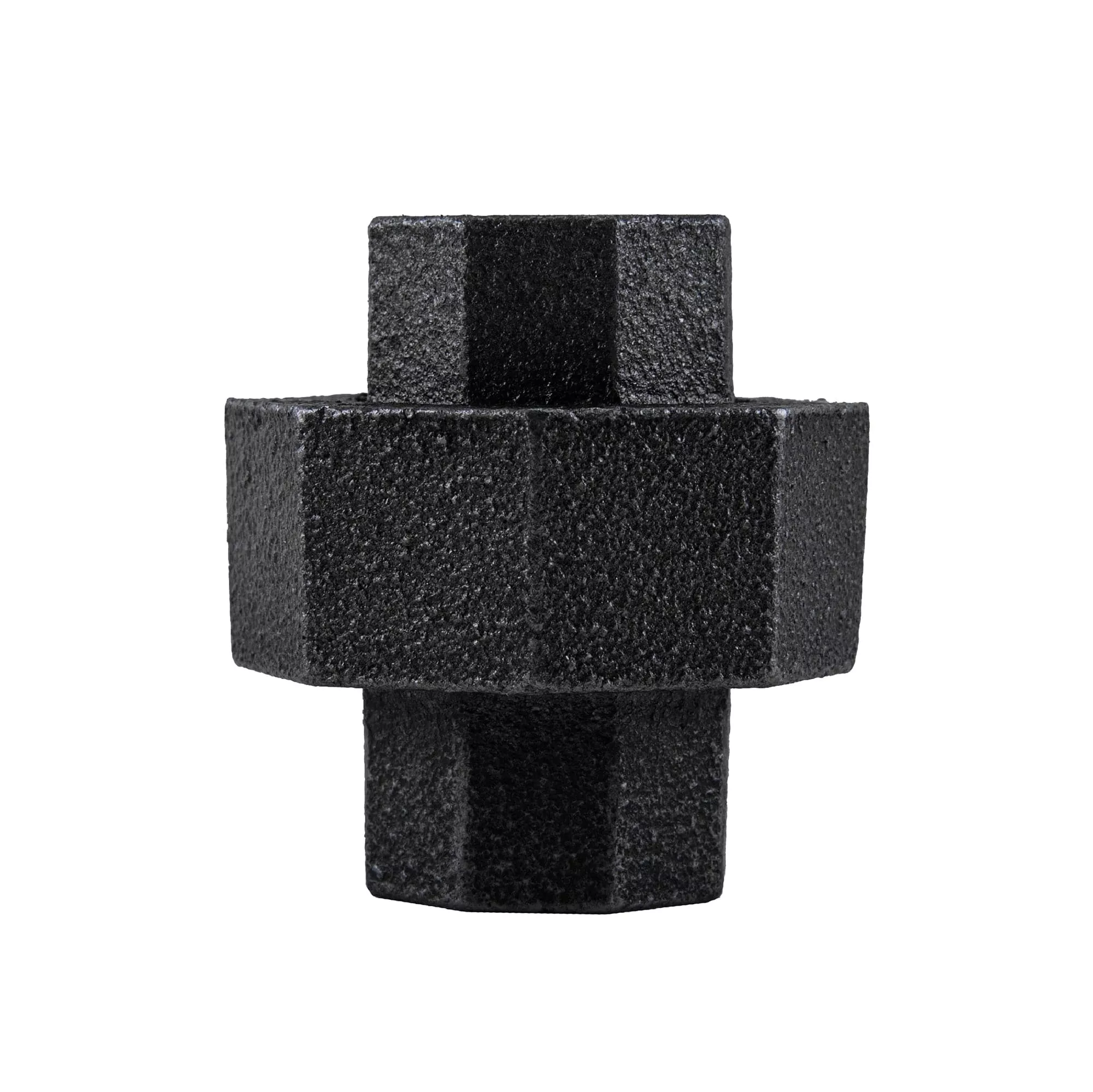 1/2 in. Prefinished Matte Black Union