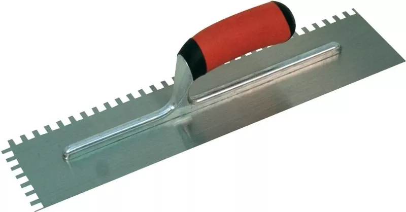 1/2 In. Square Notched Trowel With Soft Grip Handle – 11 In. Length