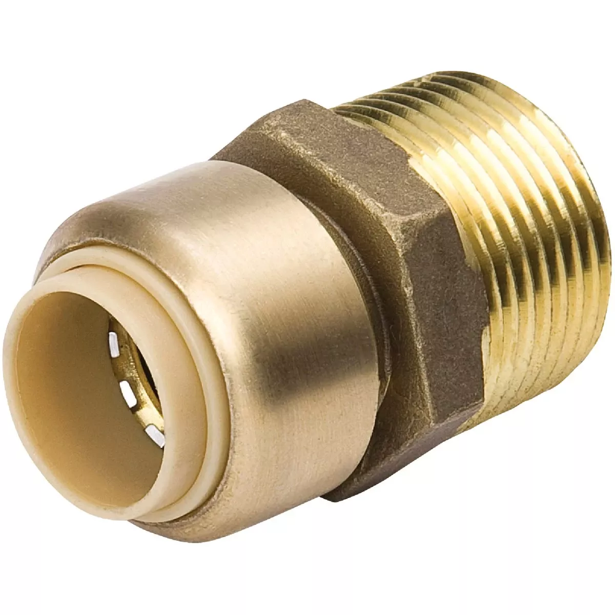 1/2 In. X 3/4 In. Mpt Brass Push Fit Adapter - Model 6630-134