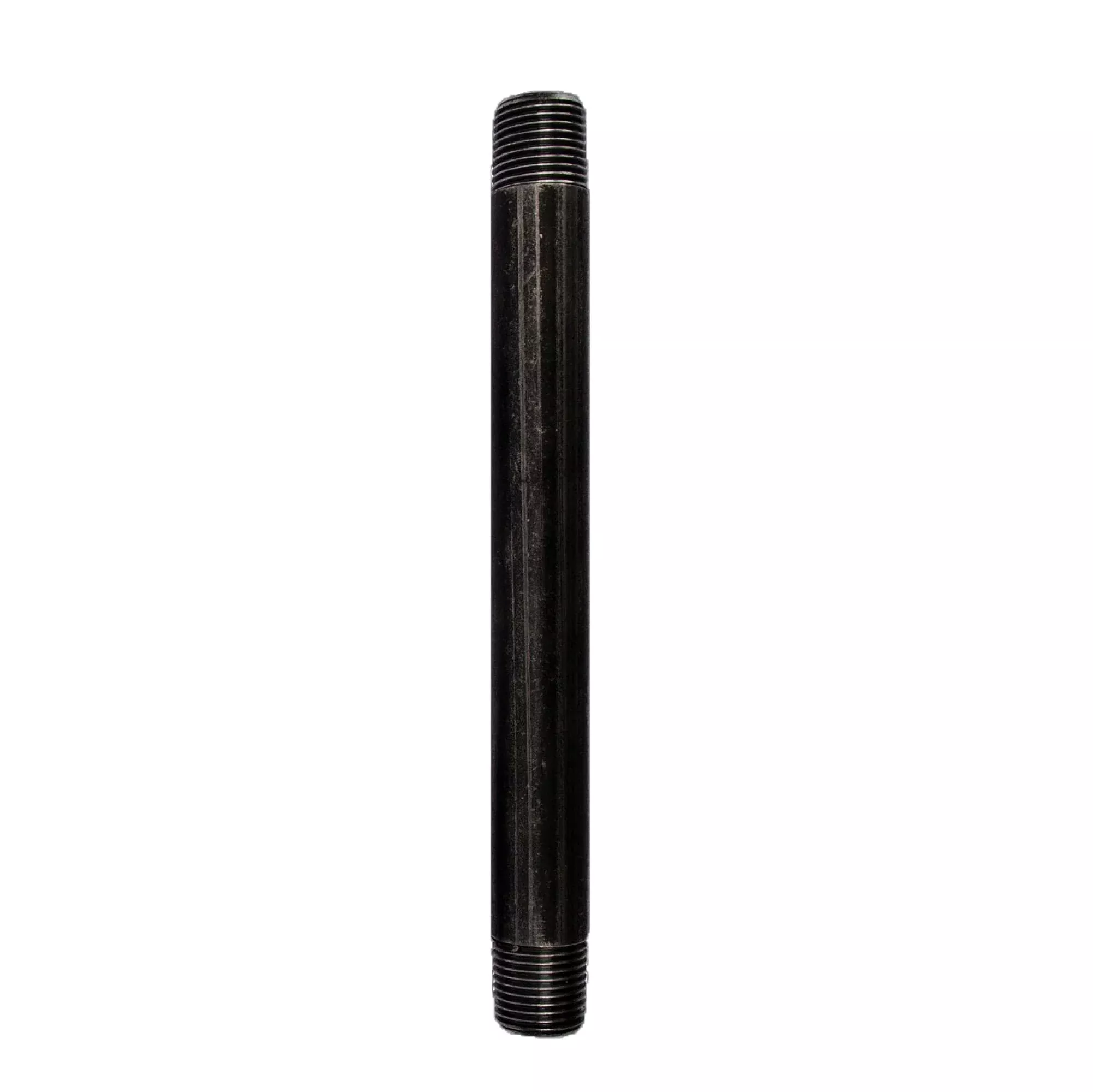 1/2 in. x 8 in. Prefinished Matte Black Pipe