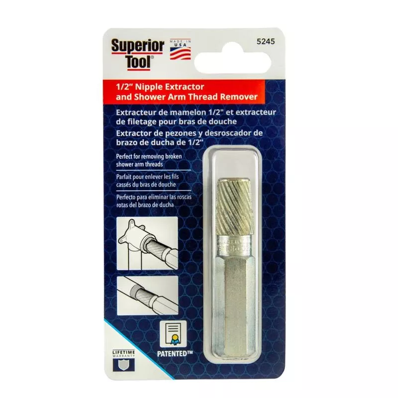 1/2 Inch Nipple Extractor Set – 1 Piece Plumbing Tool