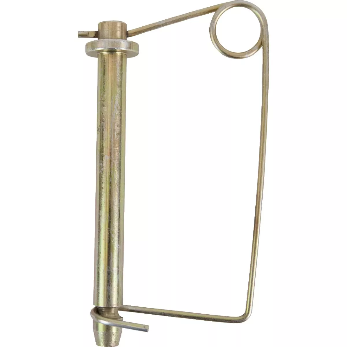 1/2 Inch X 4 Inch Draw Bar Hitch Pin With Spring Wire Handle