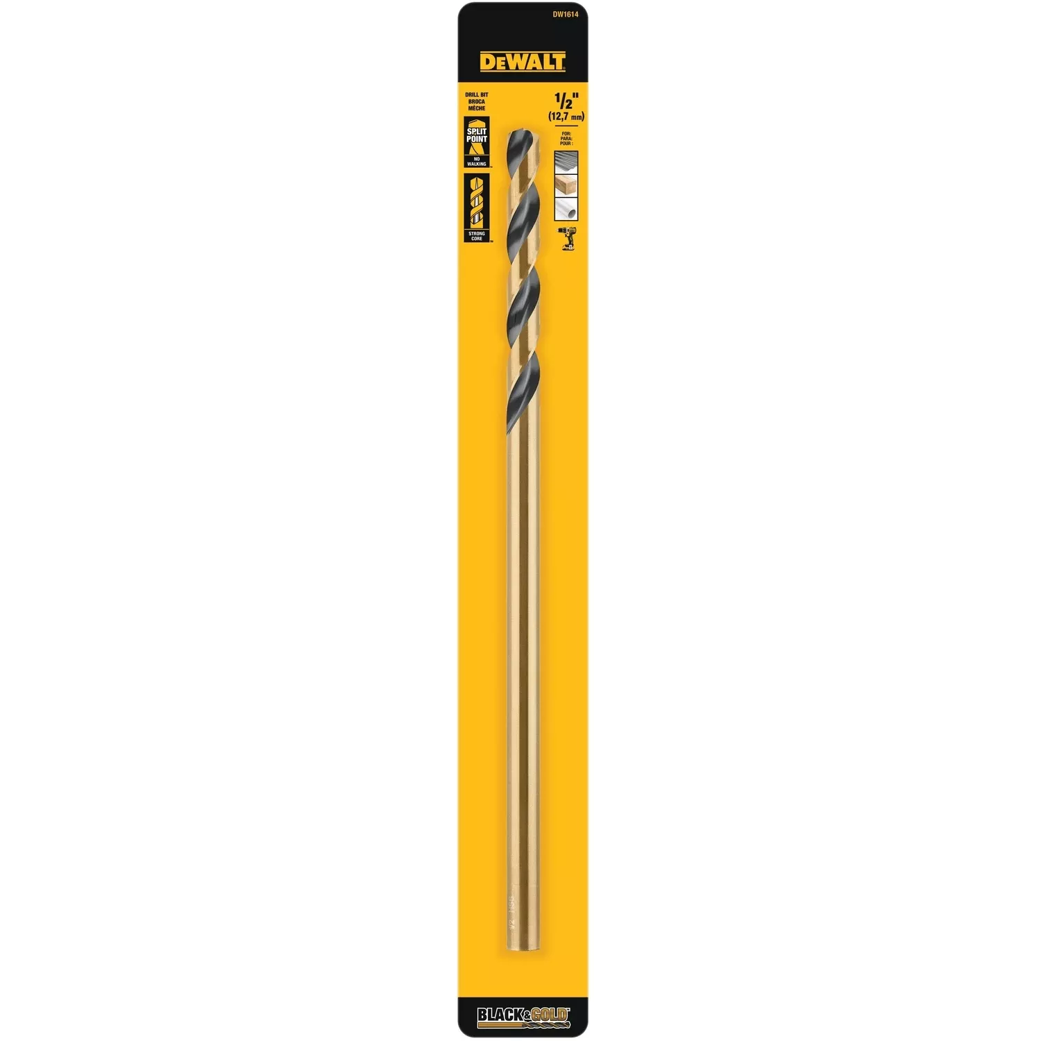 1/2 X 12 In. High-speed Steel Drill Bit