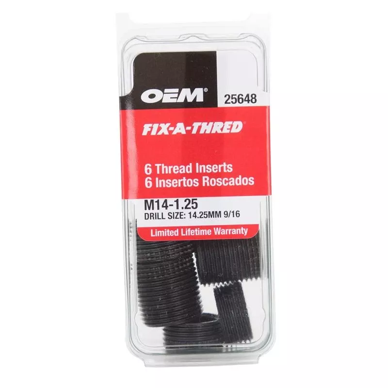 1.25 In. Stainless Steel Non Locking Helical Thread Insert M14 – 1.25 In.
