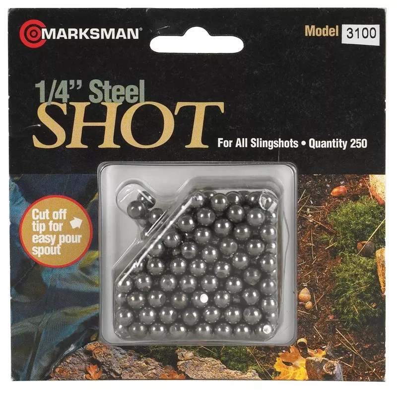 1/4 In. Steel Slingshot Ammunition – Model 3100
