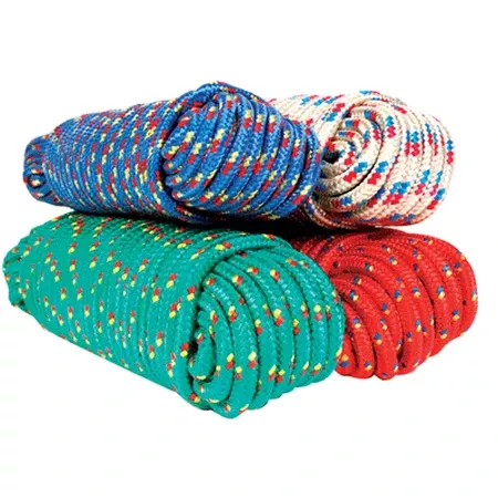 1/4 Inch Diameter X 100 Feet Length Assorted Diamond Braided Polypropylene Rope