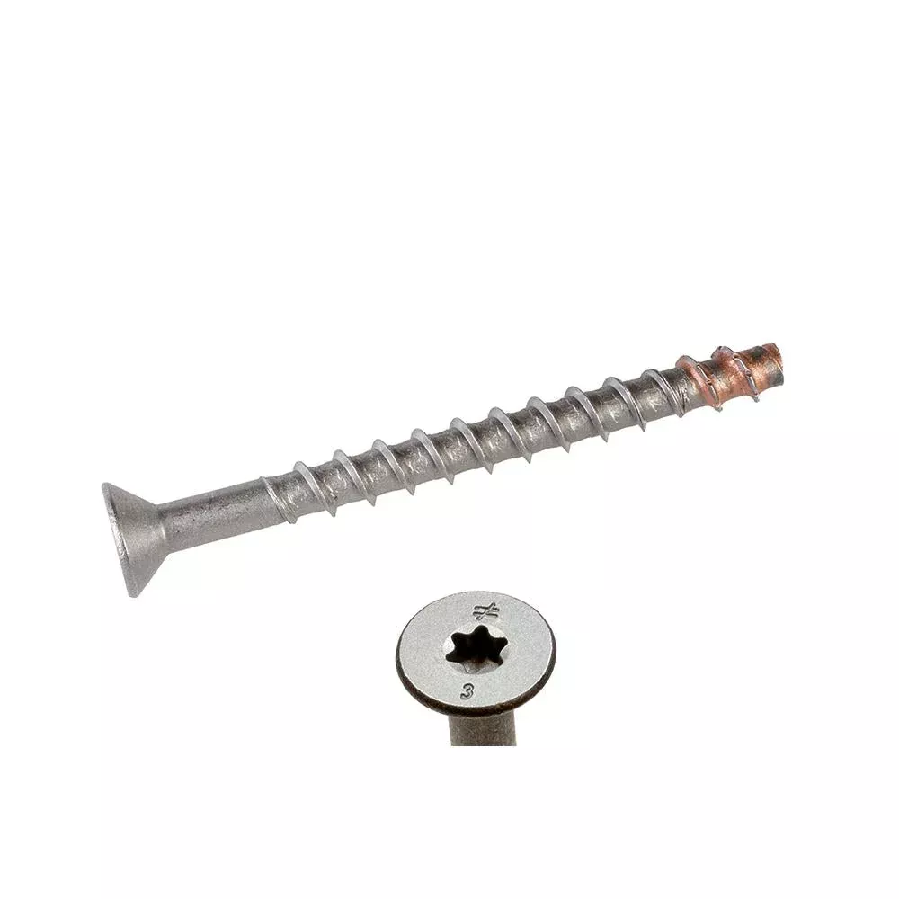 1/4 x 3 Simpson Titen HD Countersunk Head Style Heavy-Duty Screw Anchor Type 316 Stainless Steel - Box (25)
