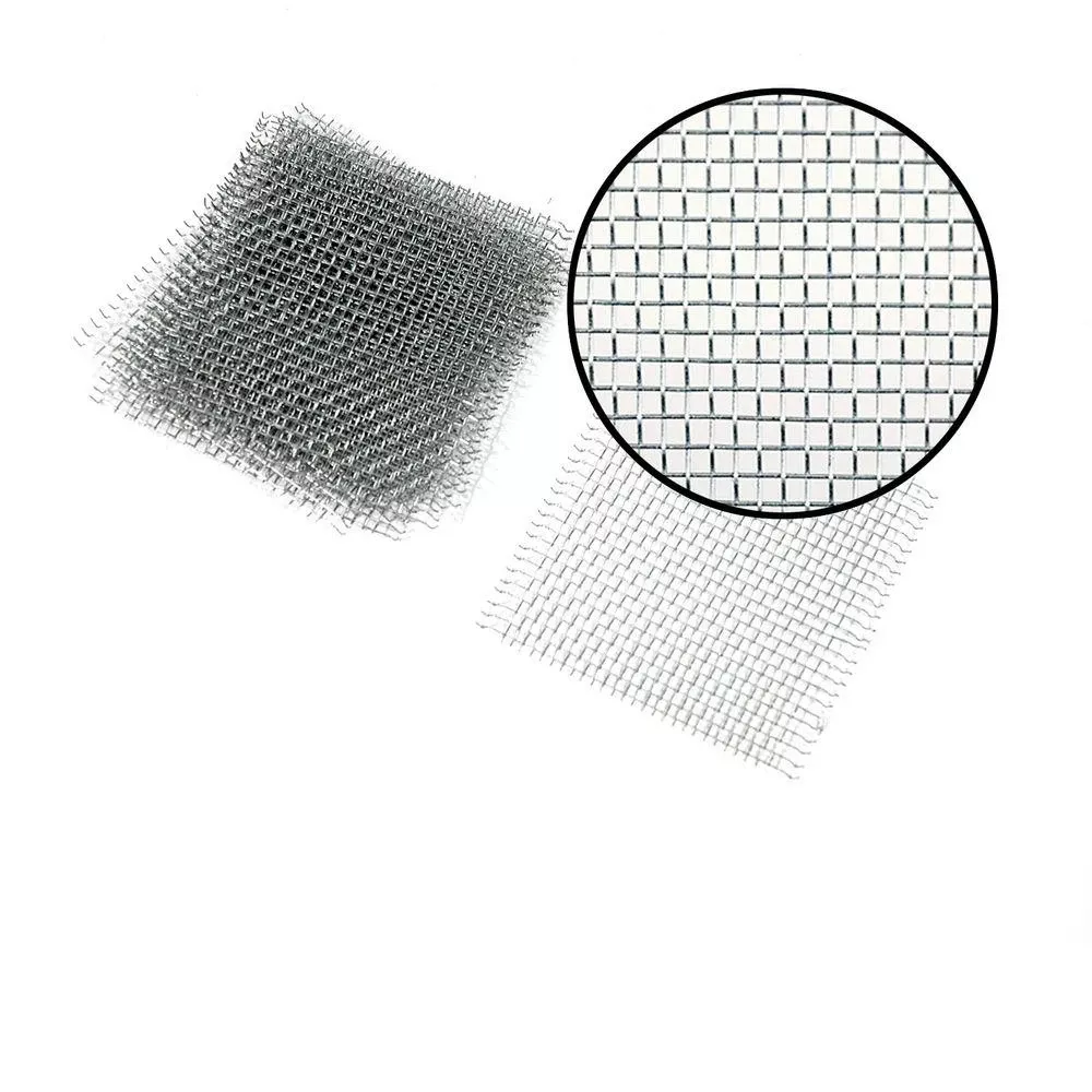 1.75 In. W X 2 In. L Gray Aluminum Screen Patch Repair Kit