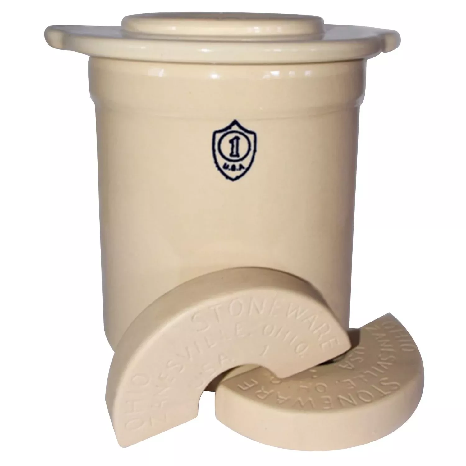 1 Gallon Fermentation Set – 3 Piece Crock Kit