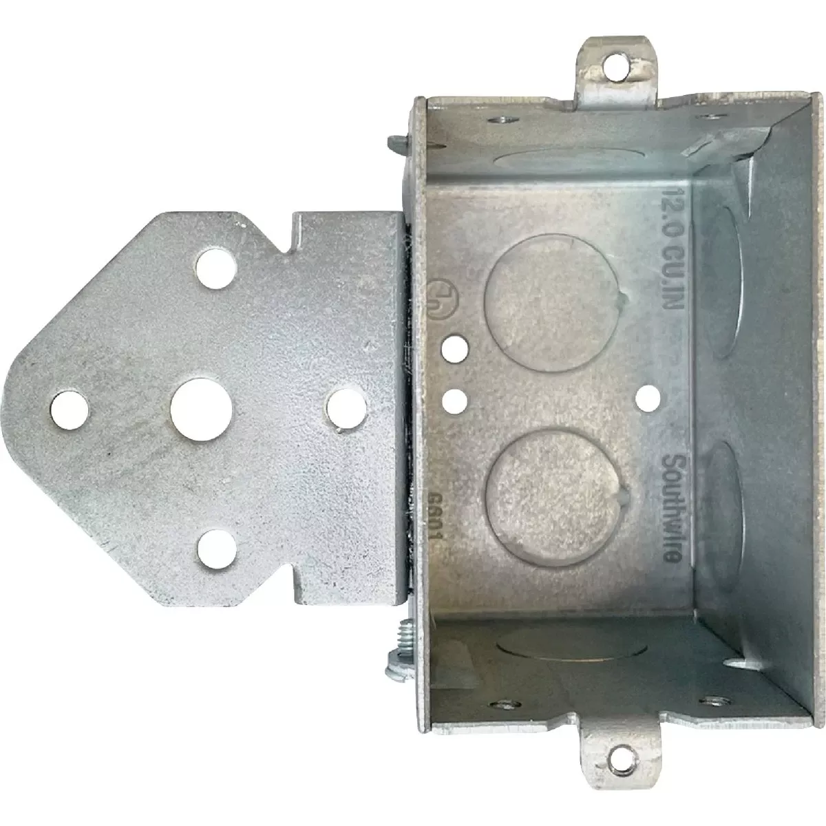 1-gang Steel Welded Electrical Wall Box, Model G601-b-upc