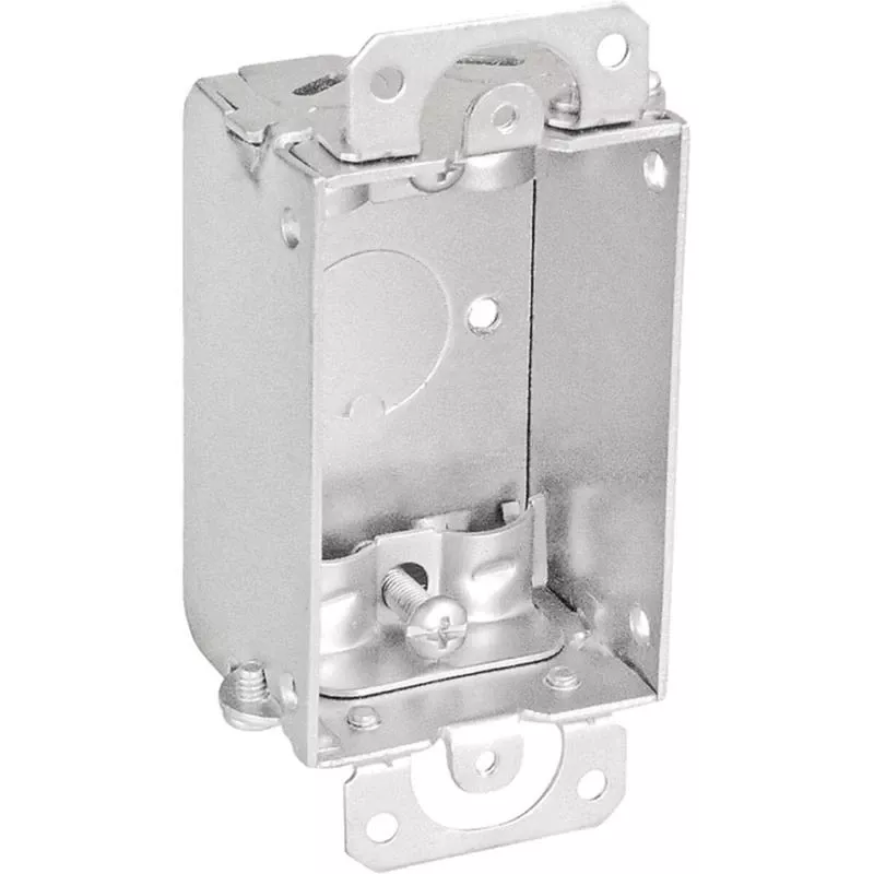 1-gang Welded Steel Electrical Wall Box For New Work
