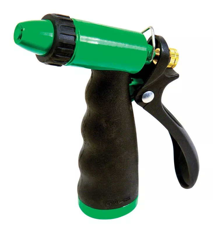 1 Pattern Shower And Stream Zinc Pistol Nozzle, Model W842za-lg, Lime Green