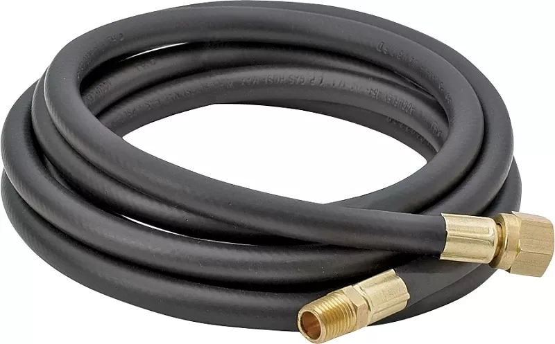 10 Ft. Thermoplastic High Pressure Lp Hose With Brass Connectors