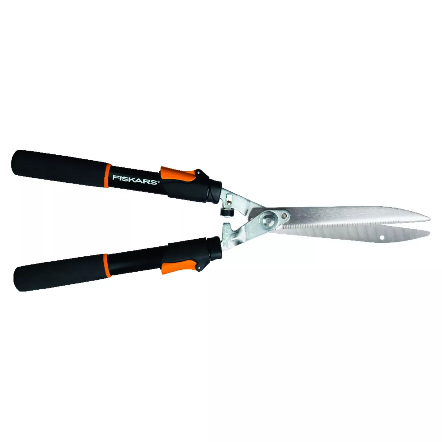 10 In. Steel Serrated Hedge Shears With Telescoping Handle