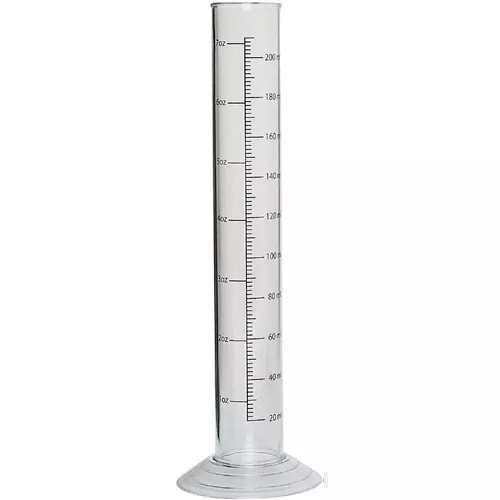 10 inch Plastic Hydrometer Test Tube Cylinder Jar – Narrow Flask for Alcohol Testing Moonshine, Homebrew Beer, Home Wine Making Kits