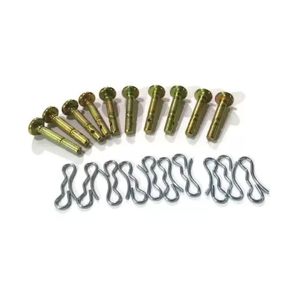 10-Pack Compatible Shear Pins & Cotter Pins for MTD 31AH6LKH722 (2005) Snowblower