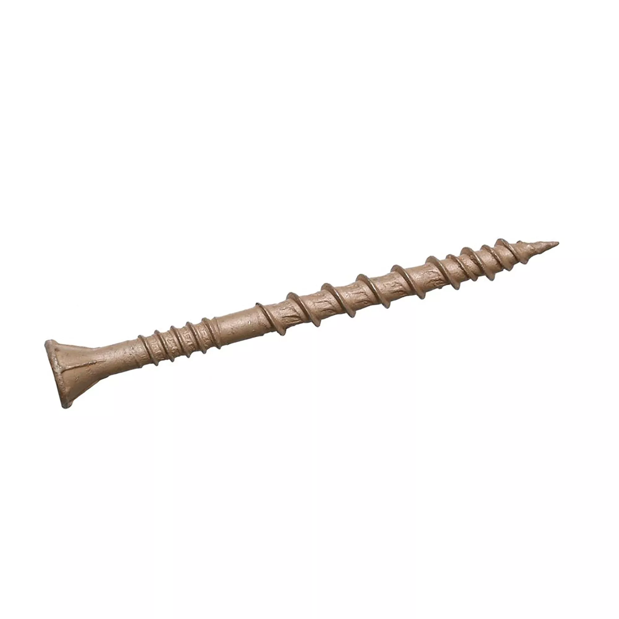 #10 x 4 Simpson Deck-Drive™ DSV WOOD Quik Guard Coating Screw (T25 6-Lobe) Tan – Box (5 lb. – 295)