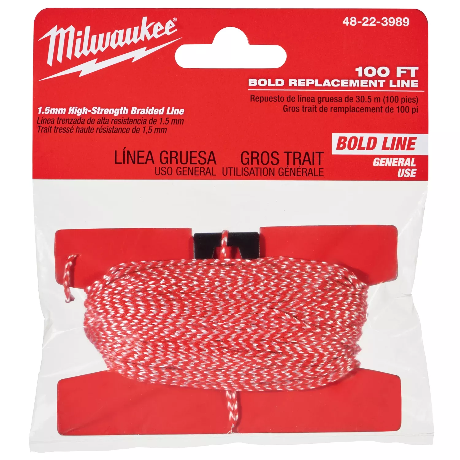 100 Ft. Braided Nylon Bold Chalk Line Replacement 48-22-3989