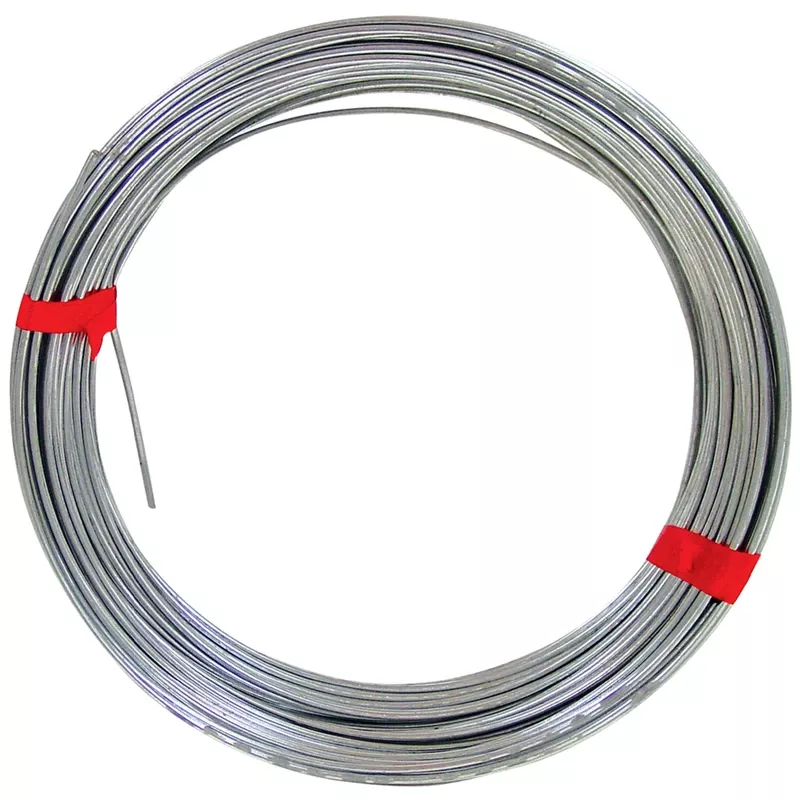 100 Ft. Galvanized Steel 12 Gauge Solid Wire For Versatile Use