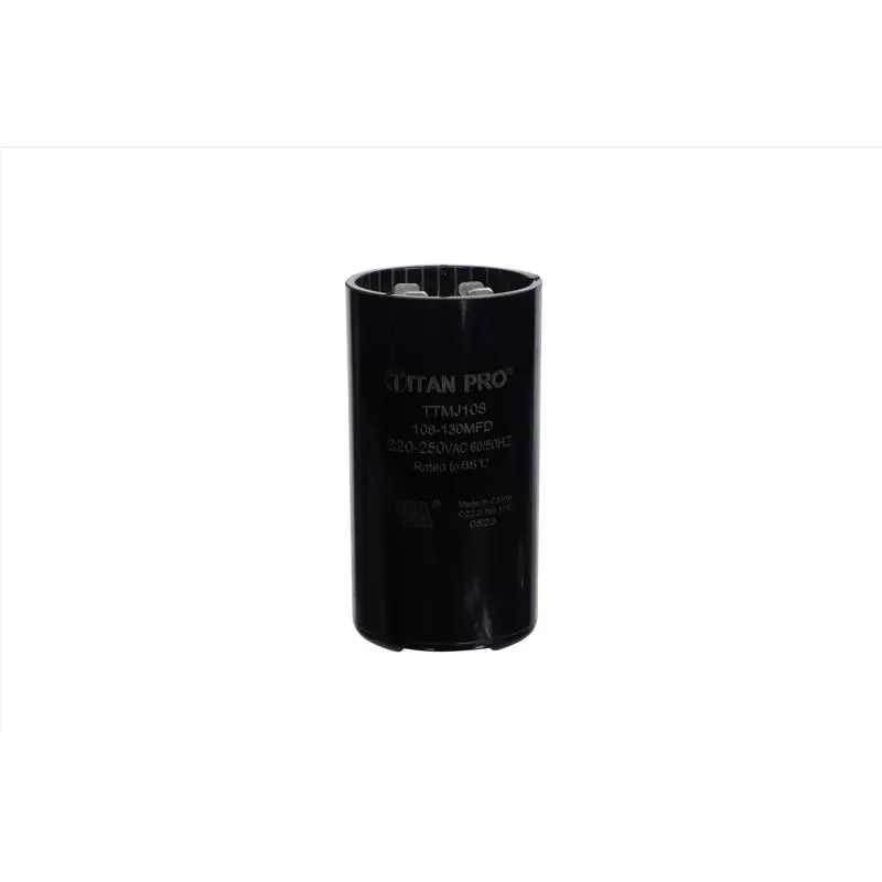 108-130 Mfd 250 Volt Round Start Capacitor - Model Ttmj108