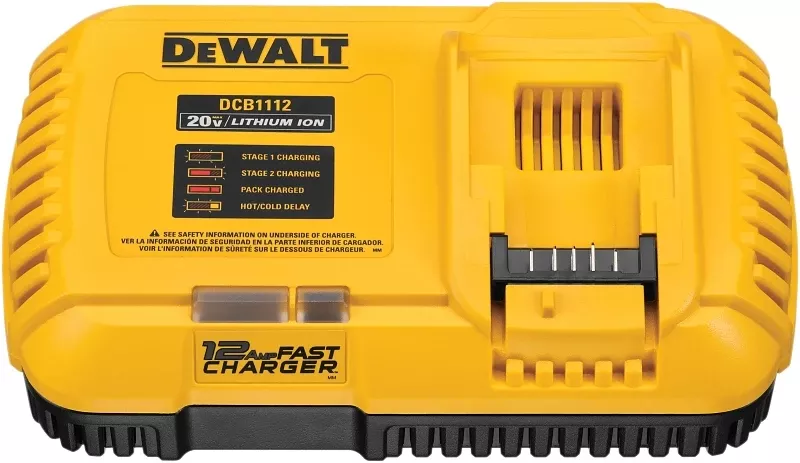 12 Amp Fast Battery Charger For 20v & Flexvolt Batteries