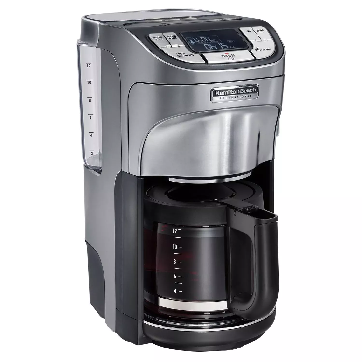 12 Cup Programmable Coffee Maker With Cone Filter And Keep Warm Setting