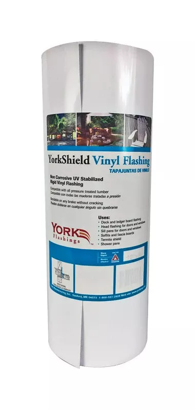 12 In. W X 600 In. L Vinyl Flashing White – Multi-purpose Roll