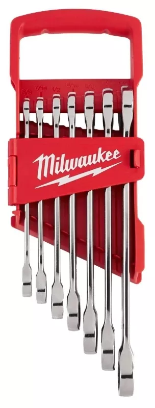 12-point Ratcheting Combination Wrench Set, 7-piece, Model 48-22-9406