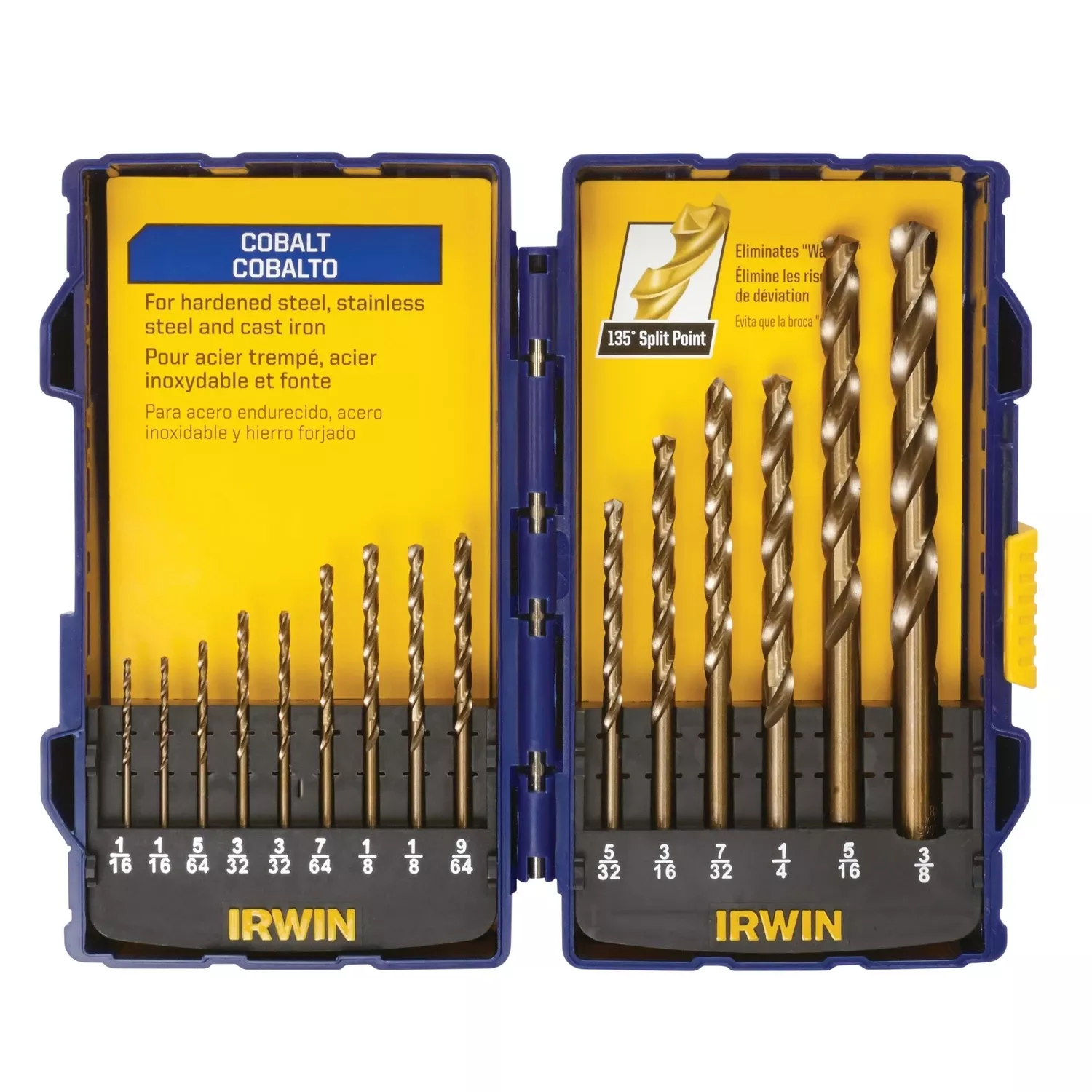 15-pc. Pro Cobalt Drill Bit Set