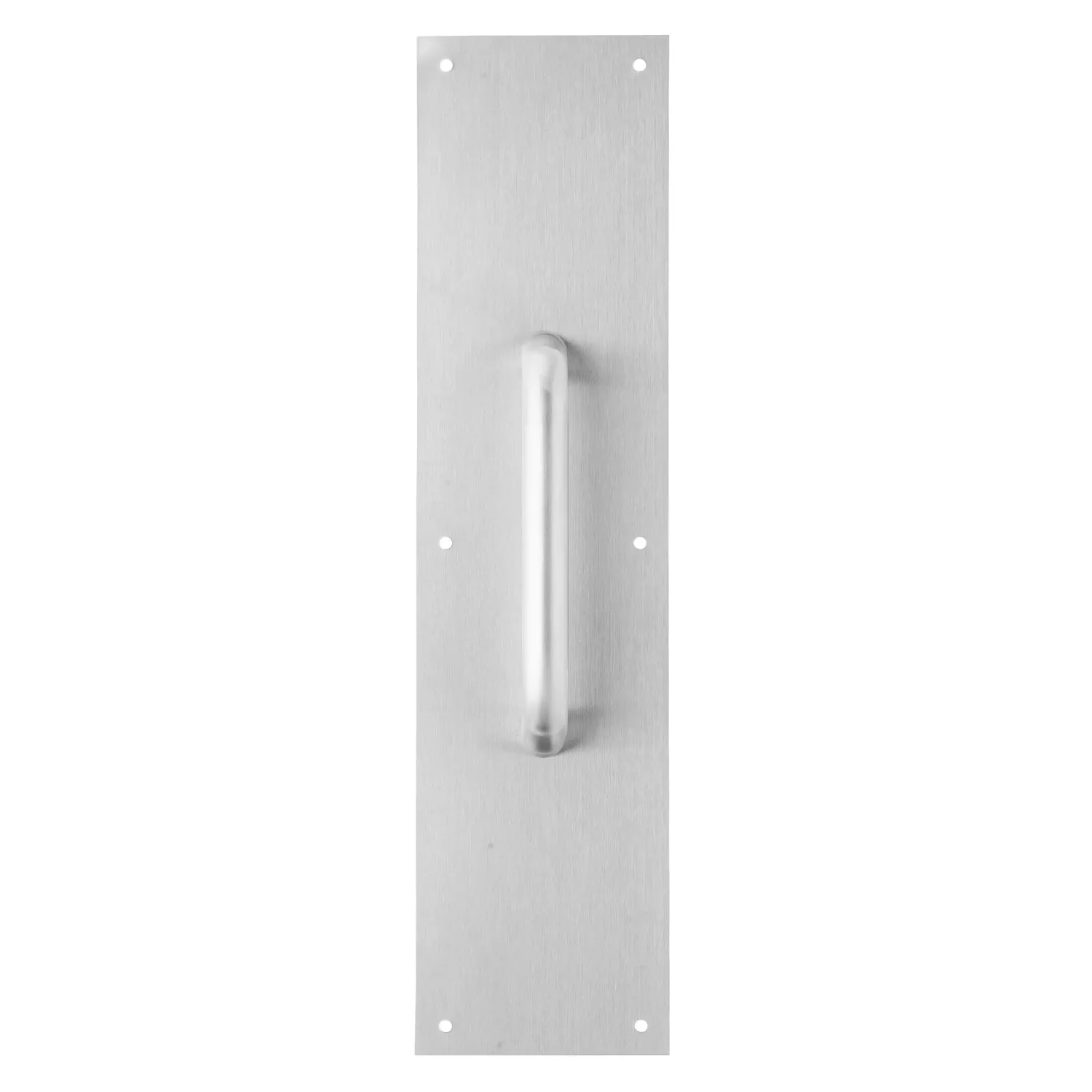 16 In. L Stainless Steel Pull Plate With Pre-drilled Mounting