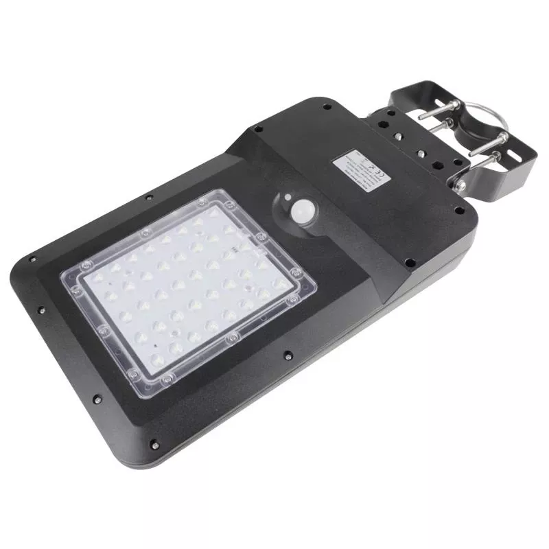 1600 Lumen Black Motion Activated Solar Flood Light Model 8586