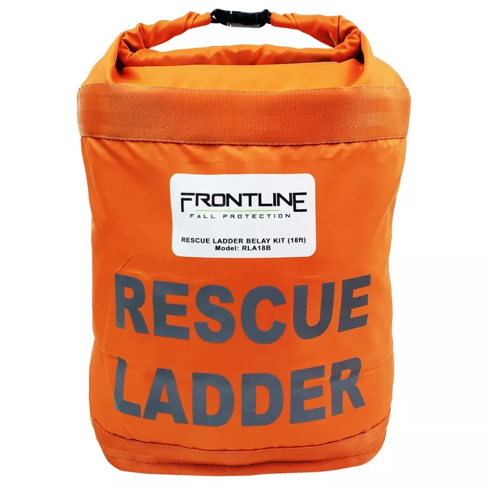 18′ Rescue Ladder Kit with Pulley System – RLA18B – Frontline
