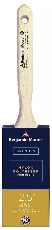 2.5 In. Firm Nylon/poly Flat Sash Brush - Model U61925-017