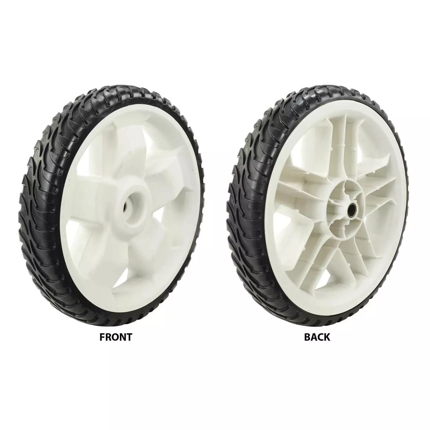 2 In. W X 11 In. D Plastic Lawn Mower Replacement Wheel - Model 137-4837p