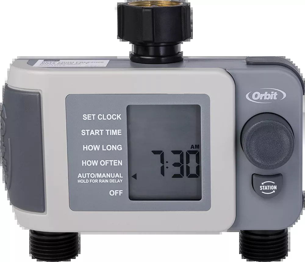 2-Outlet Programmable Hose Faucet Timer 24621