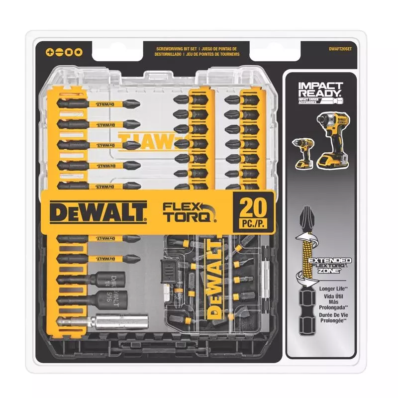 20-pc. Flextorq Driver Bit Set