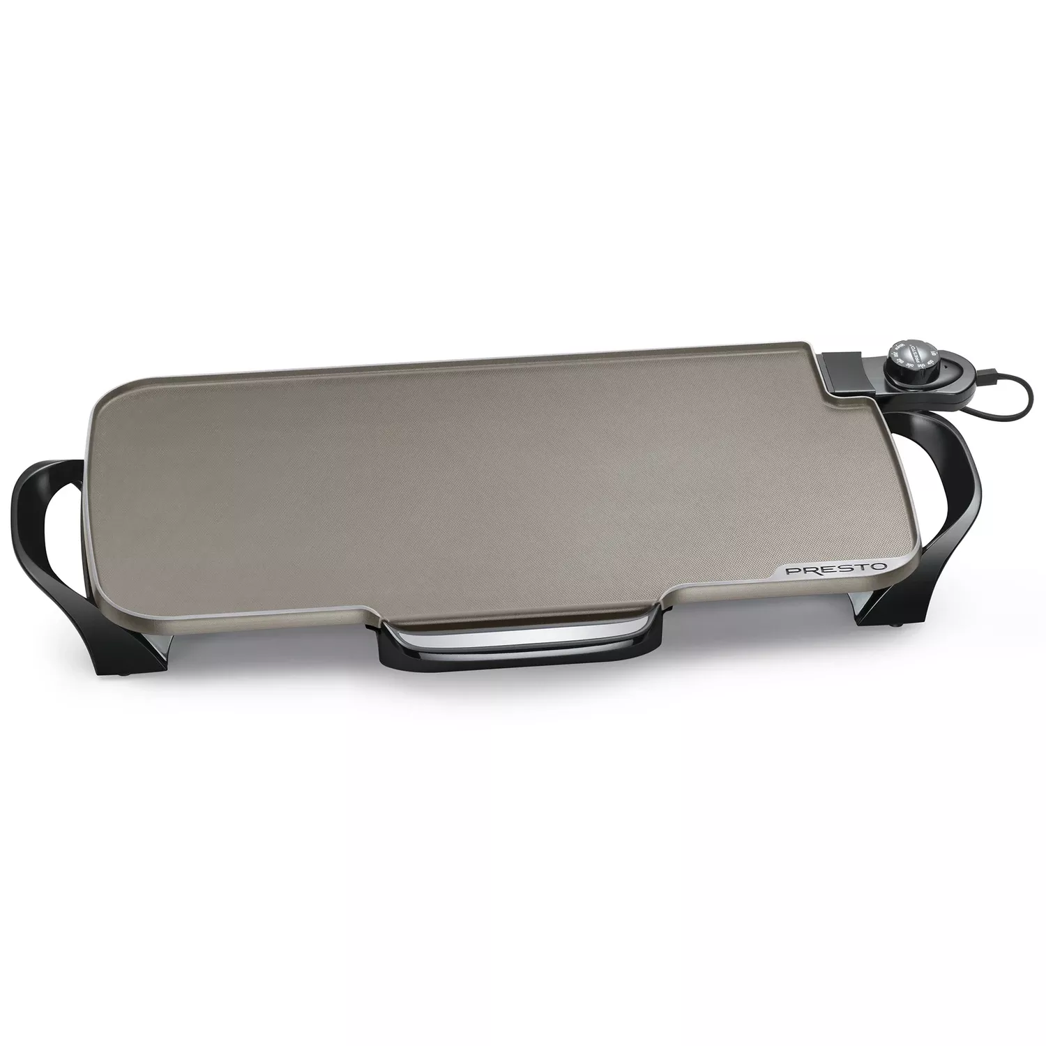 22 In. Electric Griddle With Removable Handles, Ceramic Nonstick Surface